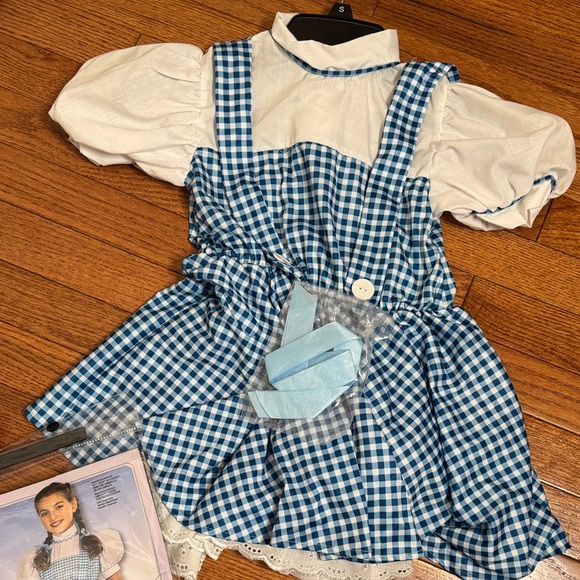 Blue Gingham Dorothy dress size small - Picture 5 of 5